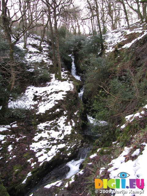 SX02728 Poulanass waterfall, Vale of Glendalough